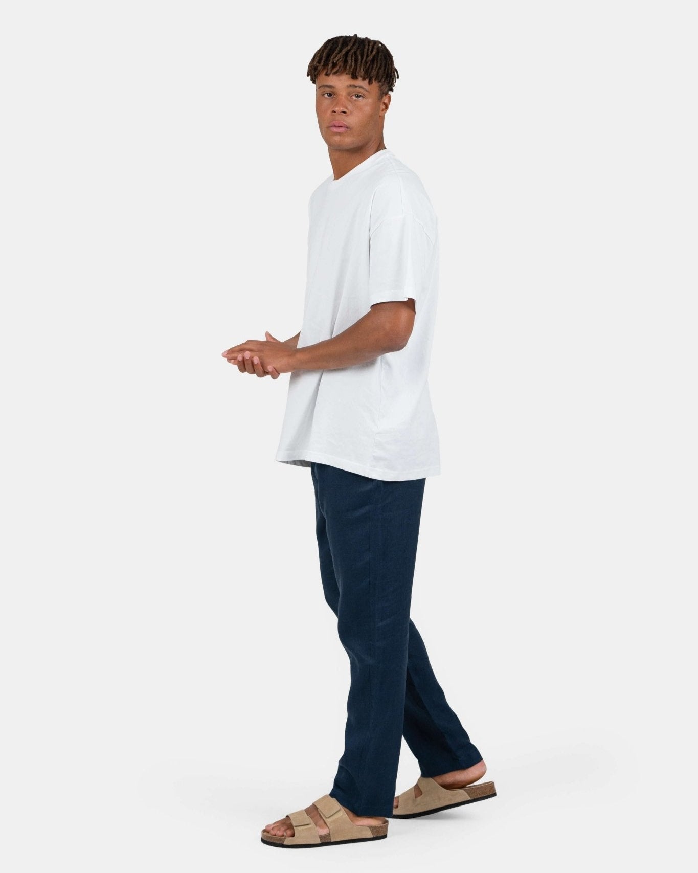 Hørbukser Navy | Skagen - clothing.dk
